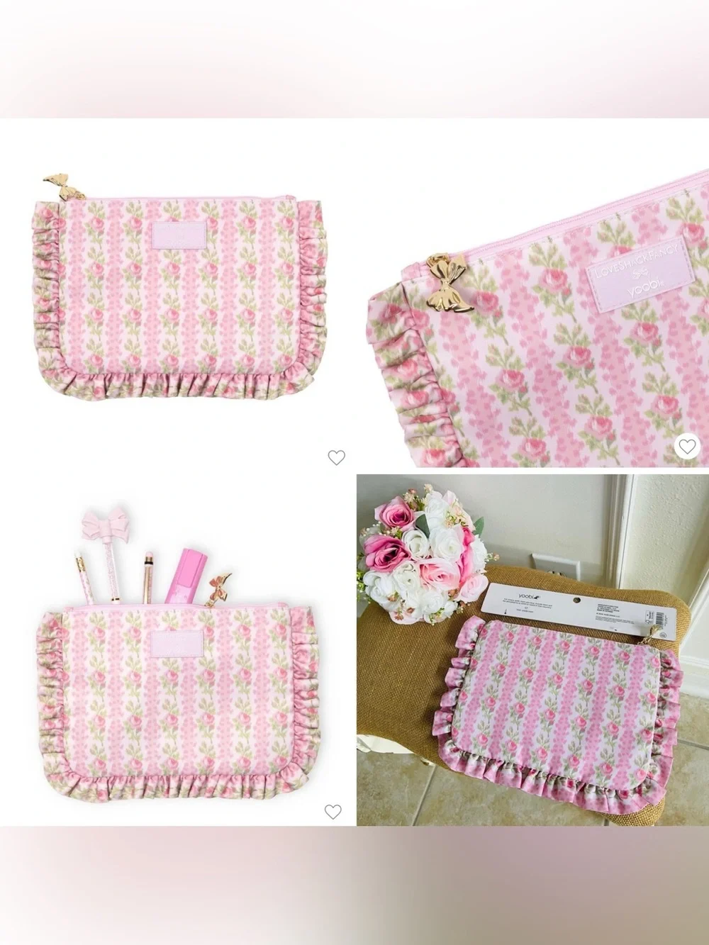 Bundle Loveshackfancy x Target Planner, case, composition & Pen